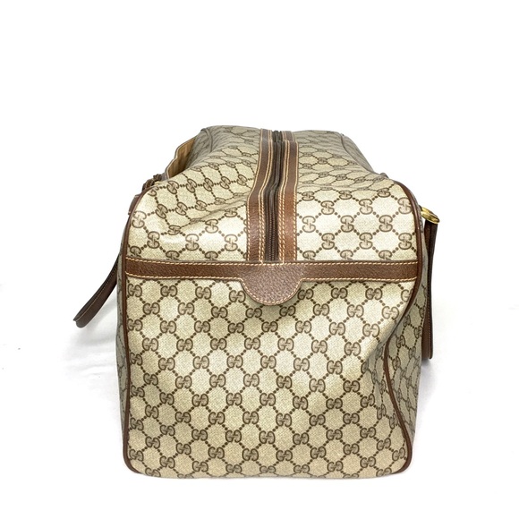 Authentic Gucci XL unisex travel bag brown monogram coated canvas - Picture 6 of 16
